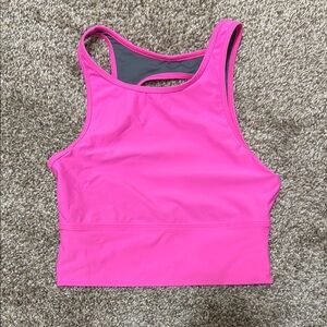 Jolyn Sarae Sports Bra Hot Pink